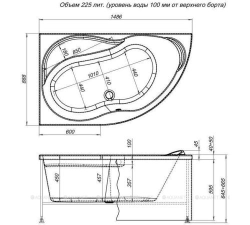 Панель фронтальная Aquanet GRACIOSA L 150 00175958