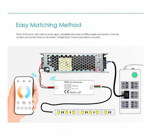 Контроллер-диммер и регулятор ЦТ Wi-Fi для смартфонов и планшетов Favourite 2001-CTR-003