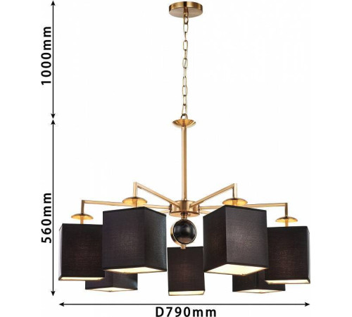 Подвесная люстра Favourite Diva 2822-7P