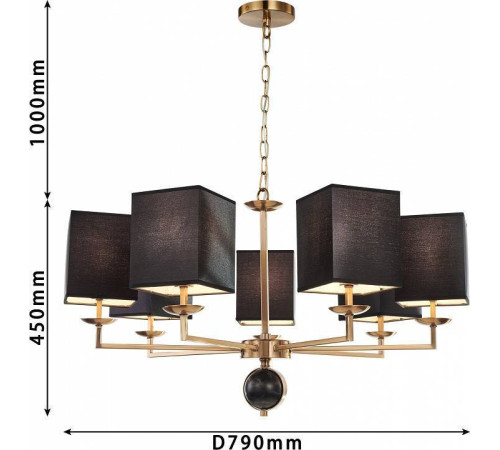 Подвесная люстра Favourite Diva 2822-7P