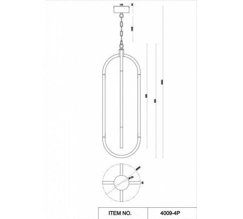 Подвесной светильник Favourite Castled 4009-4P