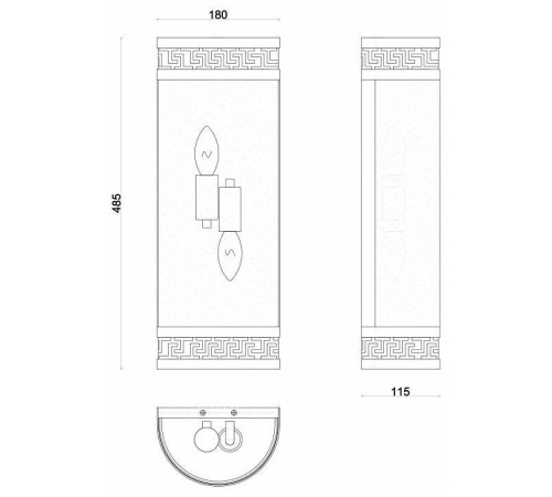 Накладной светильник Favourite Exortivus 4010-2W