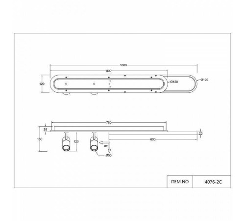 Спот Favourite Planar 4076-2C