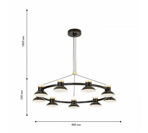 Подвесная люстра Favourite Tatti 4516-9P
