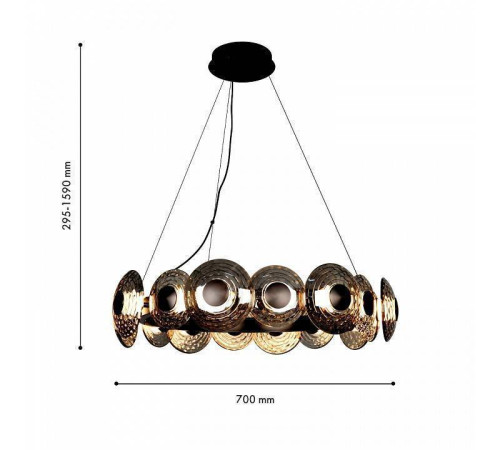 Подвесная люстра Favourite Claros 4642-16P