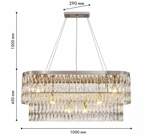 Подвесная люстра Favourite Magnitudo 4715-12U