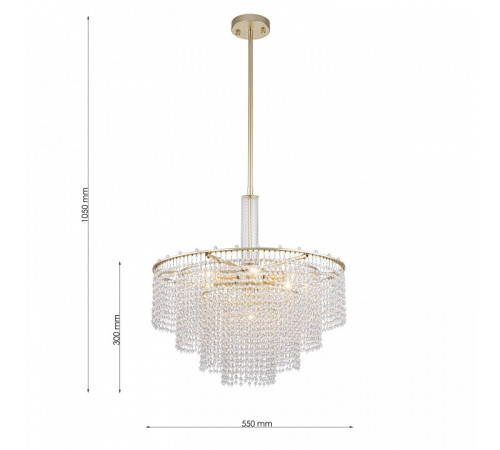 Подвесная люстра Favourite Fringe 4762-7P