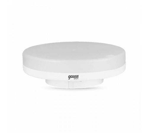 Лампа светодиодная Gauss Black GX53 8 Вт 4100 K диммируемая 108408208-D