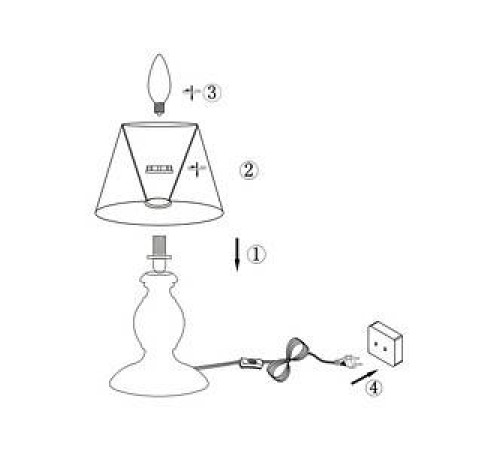 Настольная лампа декоративная Globo Metalic 21691