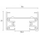 Трек накладной Hesby Lighting Skylite 0002
