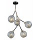 Люстра на штанге ILLUMICO IL0263-5PSQ-79 BK AB