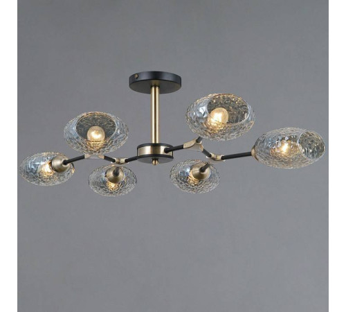 Люстра на штанге ILLUMICO TRENTO IL0272-6CSQ-25 BK AB TRENTO