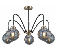 Люстра на штанге ILLUMICO  IL0433-5PSQ-79 BK AB