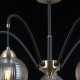 Люстра на штанге ILLUMICO IL0433-5PSQ-79 BK AB
