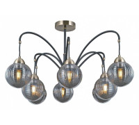 Люстра на штанге ILLUMICO  IL0433-8PSQ-79 BK AB