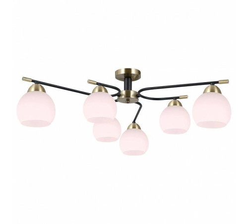 Потолочная люстра ILLUMICO LIBRA IL0638-6CSQ-24 AB BK LIBRA