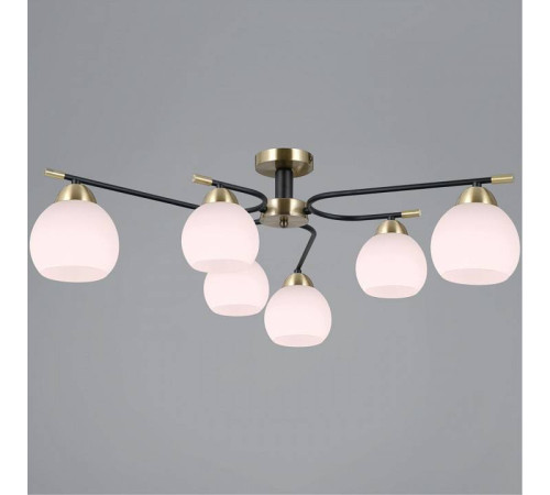 Потолочная люстра ILLUMICO LIBRA IL0638-6CSQ-24 AB BK LIBRA