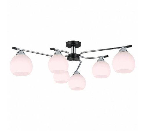 Потолочная люстра ILLUMICO LIBRA IL0638-6CSQ-24 CR BK LIBRA