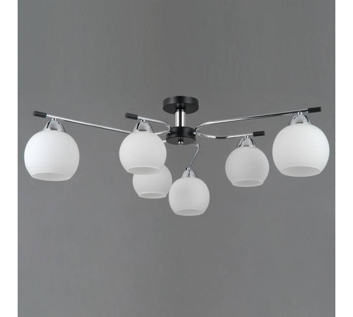 Потолочная люстра ILLUMICO LIBRA IL0638-6CSQ-24 CR BK LIBRA