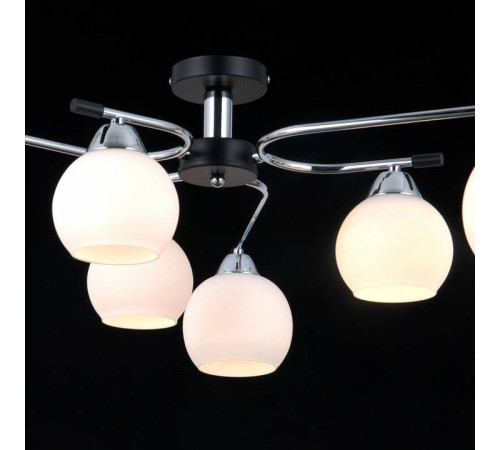 Потолочная люстра ILLUMICO LIBRA IL0638-6CSQ-24 CR BK LIBRA