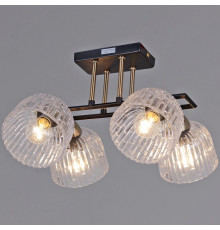 Люстра на штанге ILLUMICO  IL0794-4CSQ-25BKAB ELITE