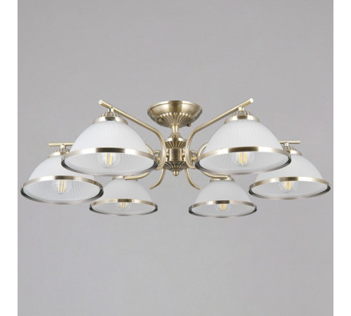 Люстра на штанге ILLUMICO IL0891-6CSQ-26 AB ELITE