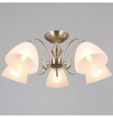 Люстра на штанге ILLUMICO  IL0897-5CSQ-26 AB ELITE