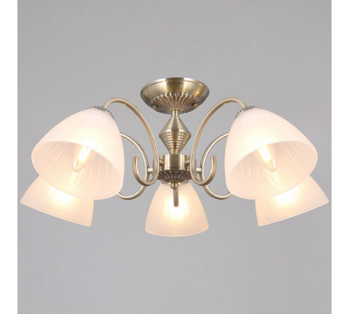 Люстра на штанге ILLUMICO IL0897-5CSQ-26 AB ELITE