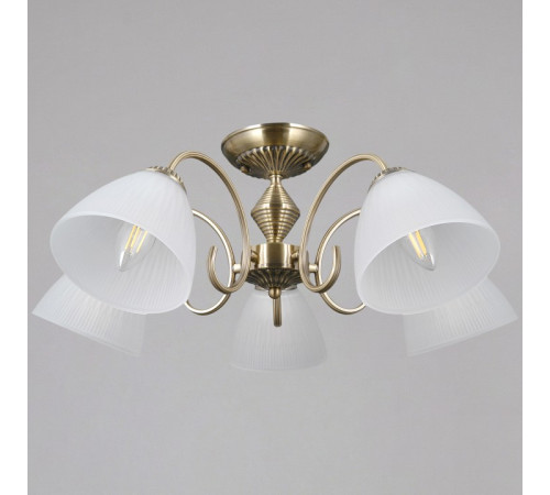 Люстра на штанге ILLUMICO IL0897-5CSQ-26 AB ELITE