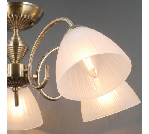 Люстра на штанге ILLUMICO IL0897-5CSQ-26 AB ELITE