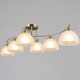Люстра на штанге ILLUMICO IL0909-6CSQ-26 AB ELITE