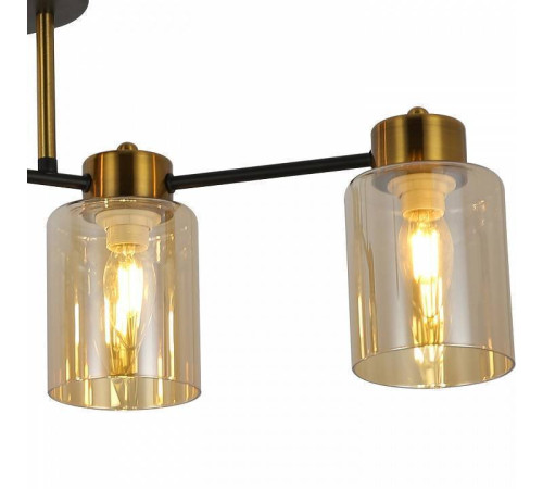 Светильник на штанге ILLUMICO Qui IL6111-4COU-79 BK GD Qui