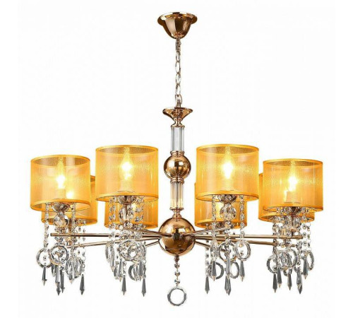 Подвесная люстра ILLUMICO IL6219-8P-27 GD