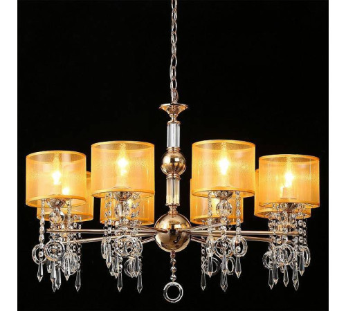 Подвесная люстра ILLUMICO IL6219-8P-27 GD