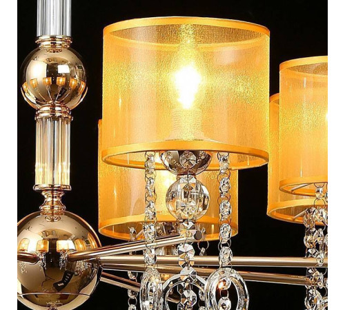 Подвесная люстра ILLUMICO IL6219-8P-27 GD