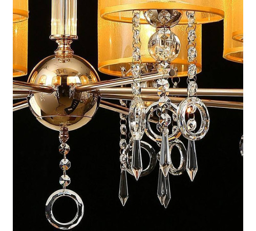 Подвесная люстра ILLUMICO IL6219-8P-27 GD