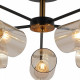 Люстра на штанге ILLUMICO IL8248-5COU-79 BK GD