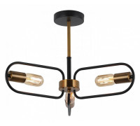 Люстра на штанге ILLUMICO  IL8253-3COU-79 BK GD