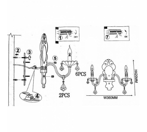 Бра Imperiumloft RAINBOW RAINBOW-WALL01
