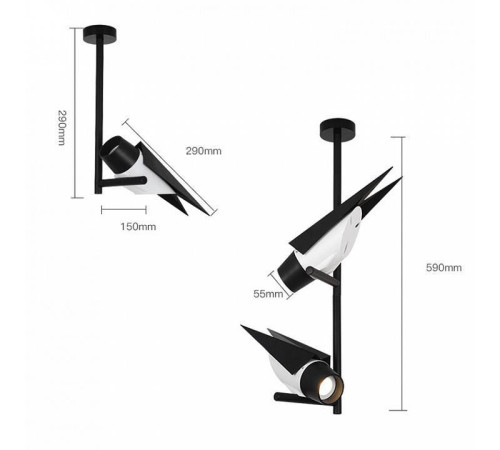 Светильник на штанге Imperiumloft STRIZH TRACK STRIZH-TRACK01