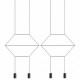 Подвесной светильник Imperiumloft Via Wireflow polyhedral Via01
