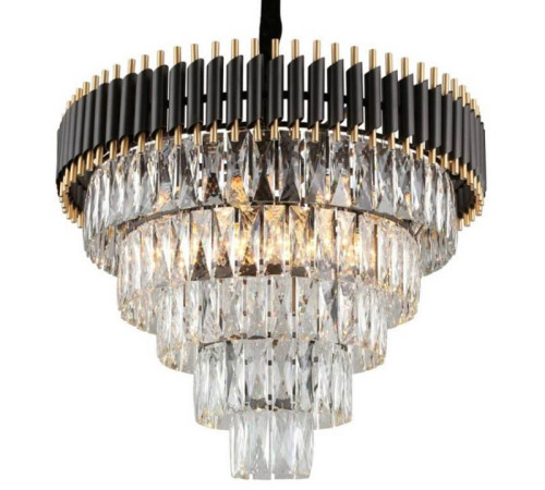 Подвесная люстра Imperiumloft Empire Black Chandelier Crystal 40.2862