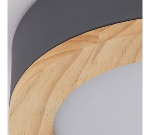 Накладной светильник Imperiumloft Wudda Серый WUDDA01