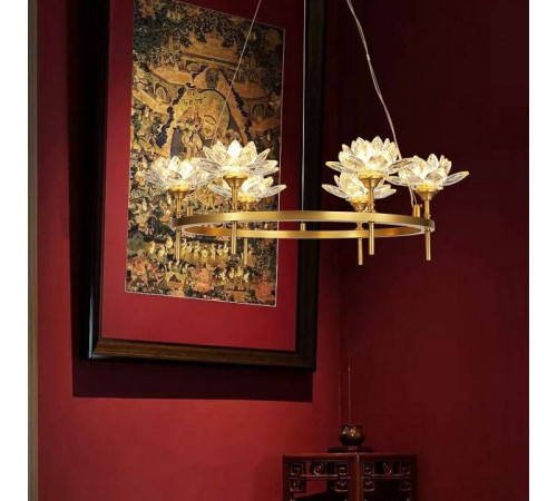 Подвесная люстра Imperiumloft Lotos LOTOS01