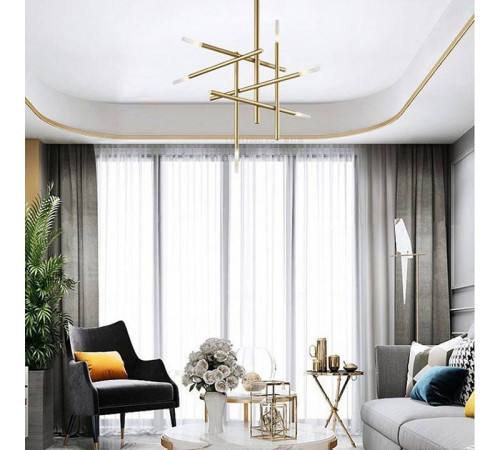 Люстра на штанге Imperiumloft Traverse Gold TRAVERSE01