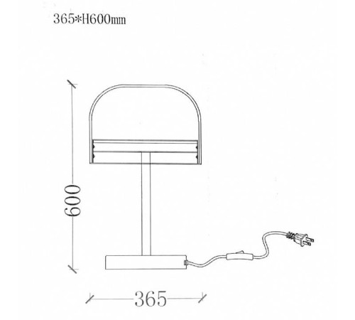 Настольная лампа декоративная Imperiumloft NOTEN NOTEN-TAB01