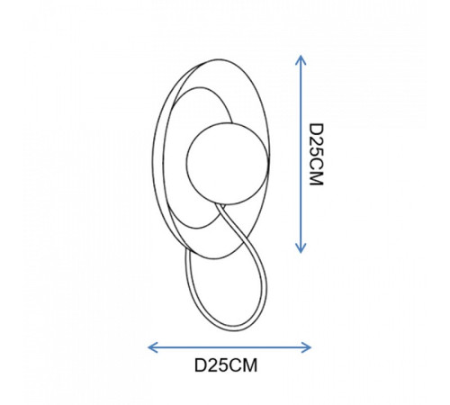 Бра Imperiumloft MARGOTT Black margott-wall01