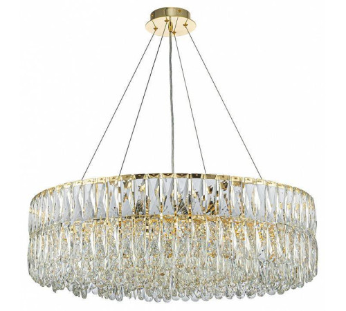 Подвесная люстра Indigo Vortice 12050/18P Gold