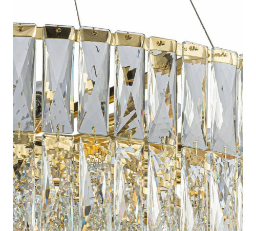 Подвесная люстра Indigo Vortice 12050/18P Gold