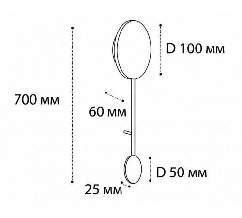 Накладной светильник Italline IT03-1435 черный IT03-1435 black